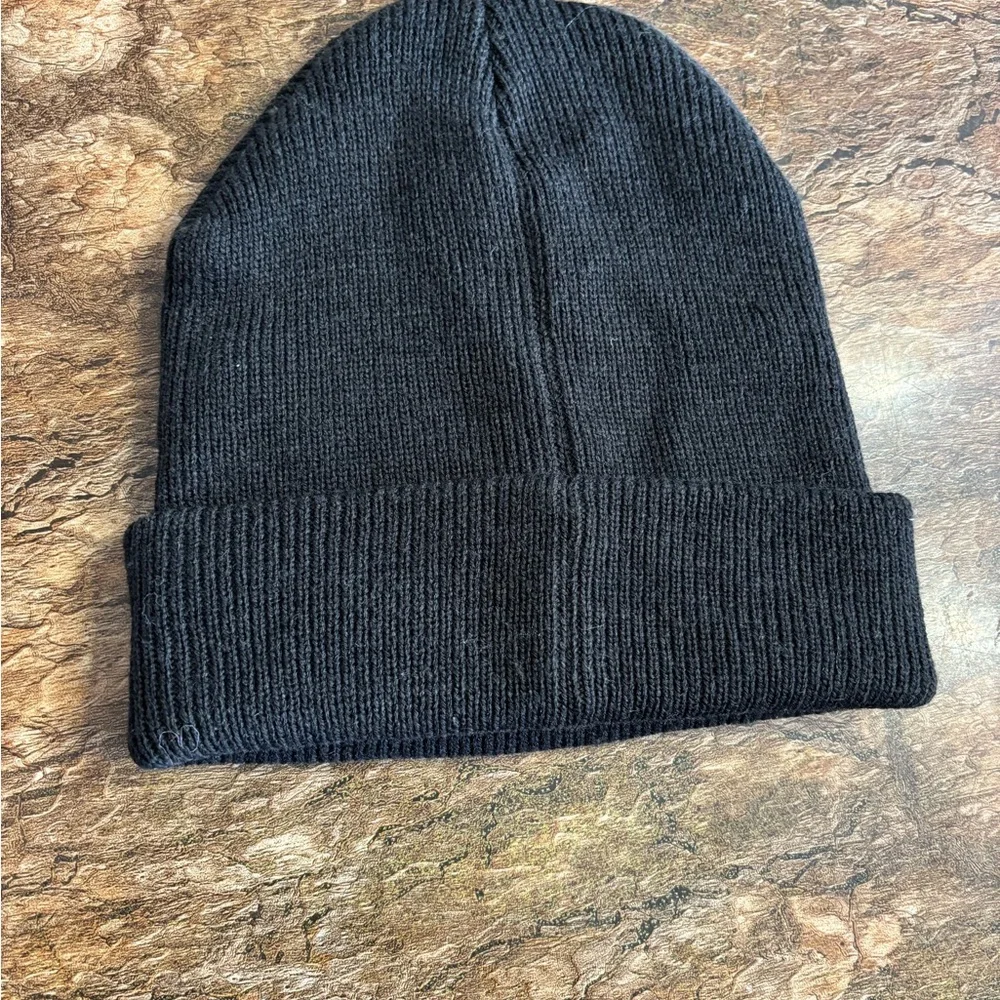 PINK Victoria's Secret Charcoal Knit Beanie